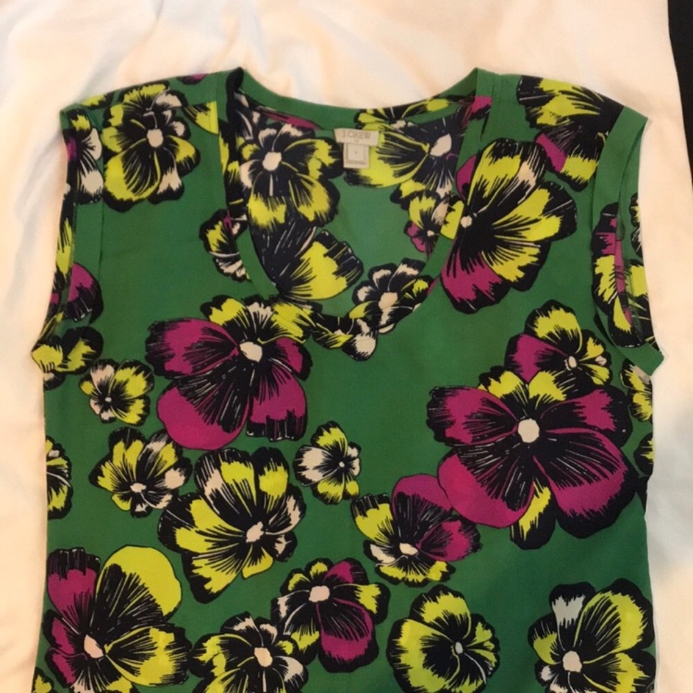 J. Crew Floral Top